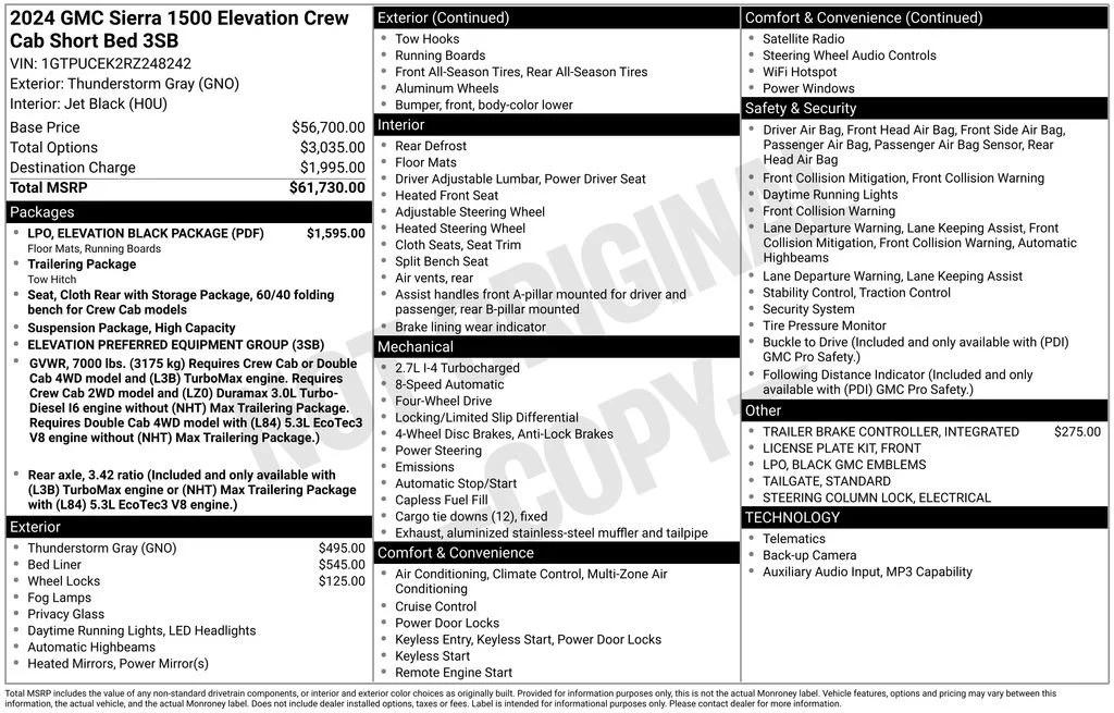 gmc sierra 1500 2024 1GTPUCEK2RZ248242 image gmc sierra 1500 2024 1GTPUCEK2RZ248242 image